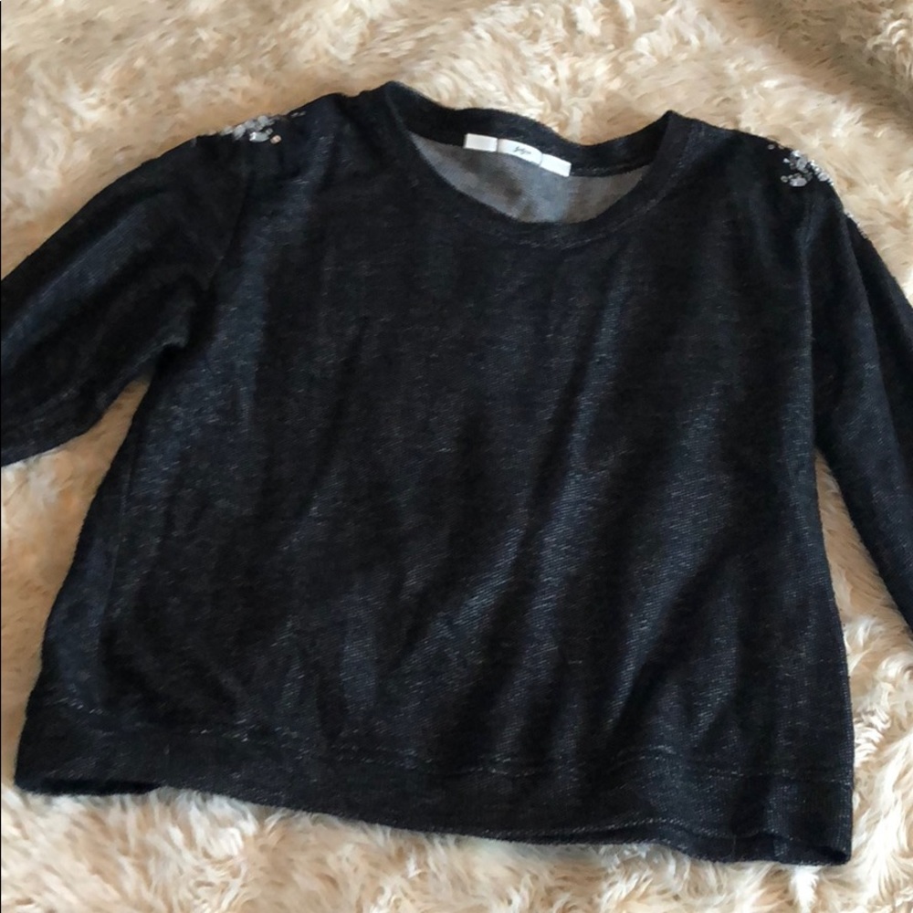 Black statement sweatshirt